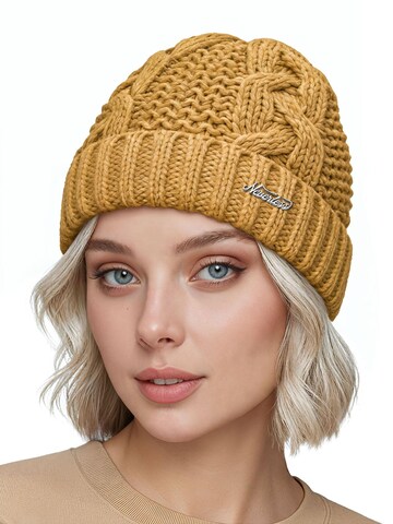 Neverless Beanie 'Model 36937' in Yellow