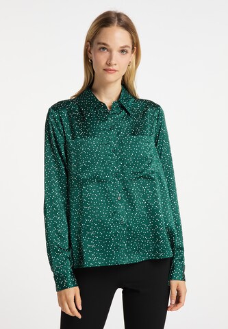 DreiMaster Klassik Blouse in Groen: voorkant