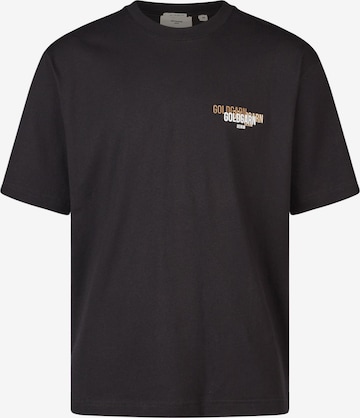 T-Shirt Goldgarn en noir : devant