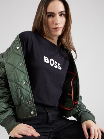 BOSS Koszulka 'Elogo 5' w kolorze czarny
