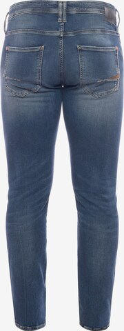 Le Temps Des Cerises Slimfit Jeans in Blauw