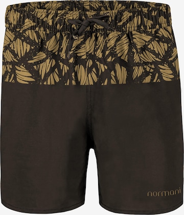 normani Board Shorts 'Lahaina' in Brown: front