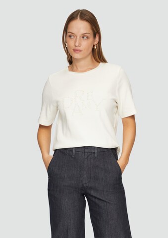 s.Oliver BLACK LABEL Shirt in Beige: voorkant