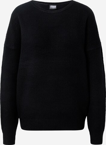 Urban Classics Sweater 'Chunky Fluffy' in Black: front