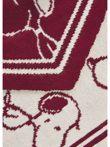 CODELLO Tuch mit Snoopy-Print im Allover-Design in Rot