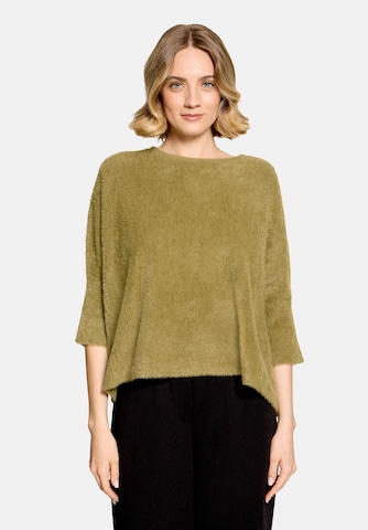 Betty Barclay Basic-Pullover mit U-Boot-Ausschnitt in Braun: Vorderseite