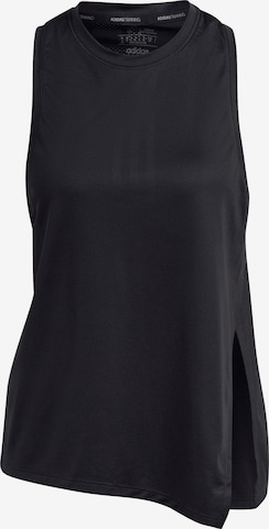 ADIDAS PERFORMANCE Sports Top 'Hiit Aeroready Quickburn ' in Black: front