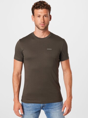 Calvin Klein Jeans Regular fit Shirt in Green: front