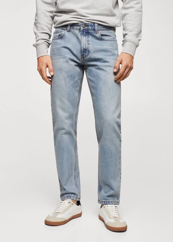 MANGO MAN Regular Jeans 'Bob' in Blue: front