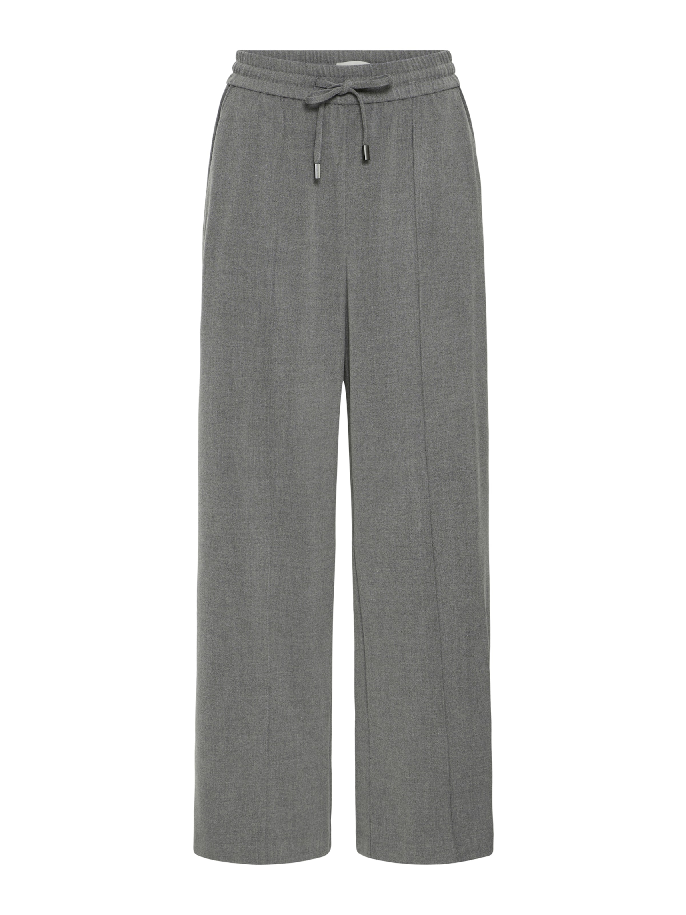 b.young Широкий Штаны 'BYENCORE' в Серый: спереди