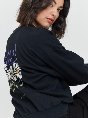 mazine Sweatshirt 'Monica' in Schwarz
