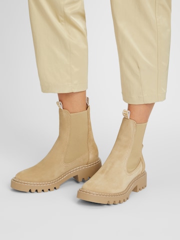 TAMARIS Chelsea boots in Beige: voorkant