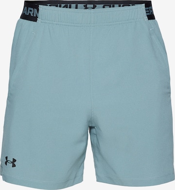 UNDER ARMOUR Спортивные штаны в Синий: спереди