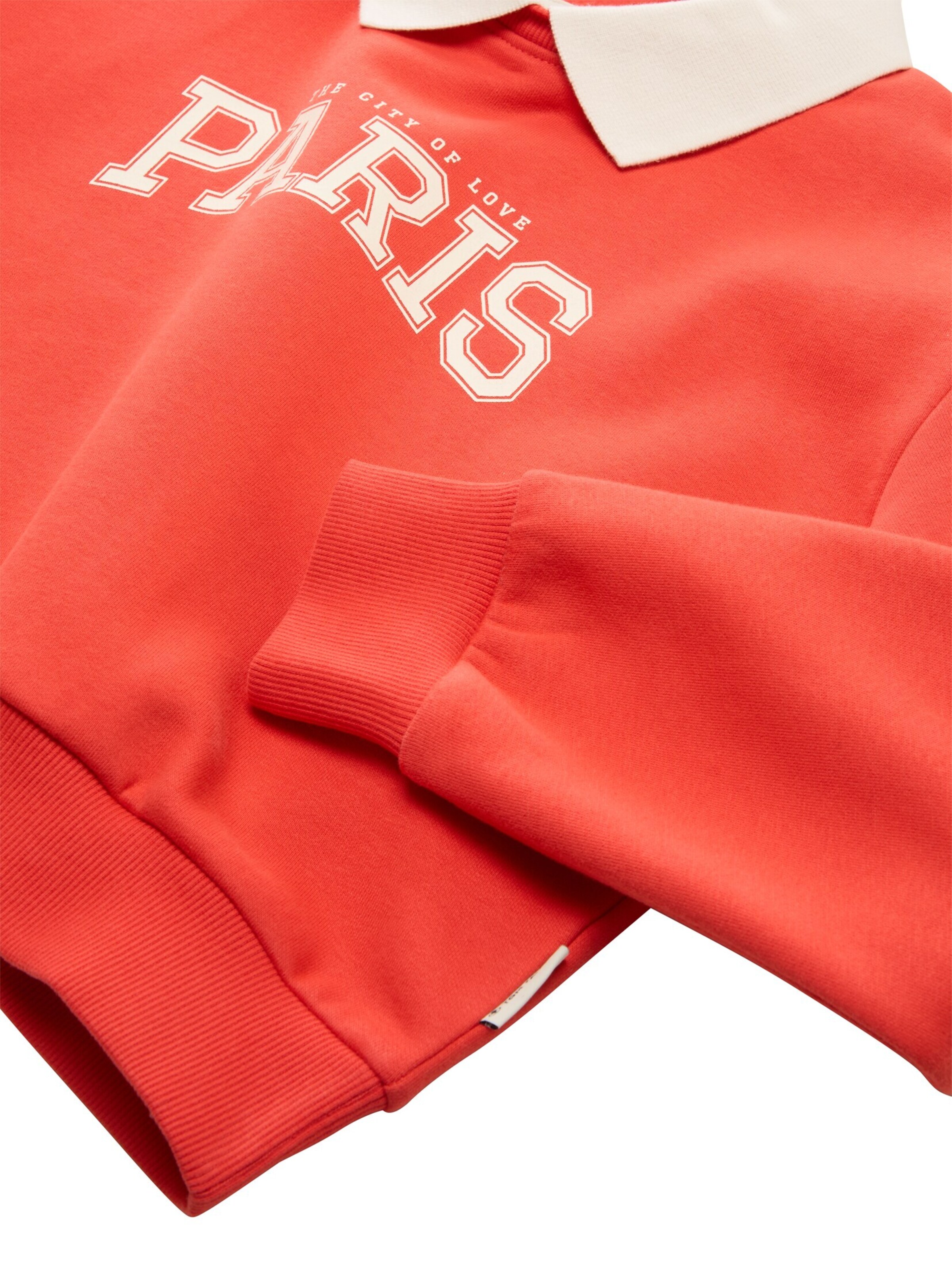 TOM TAILOR Sweatshirt in Rood