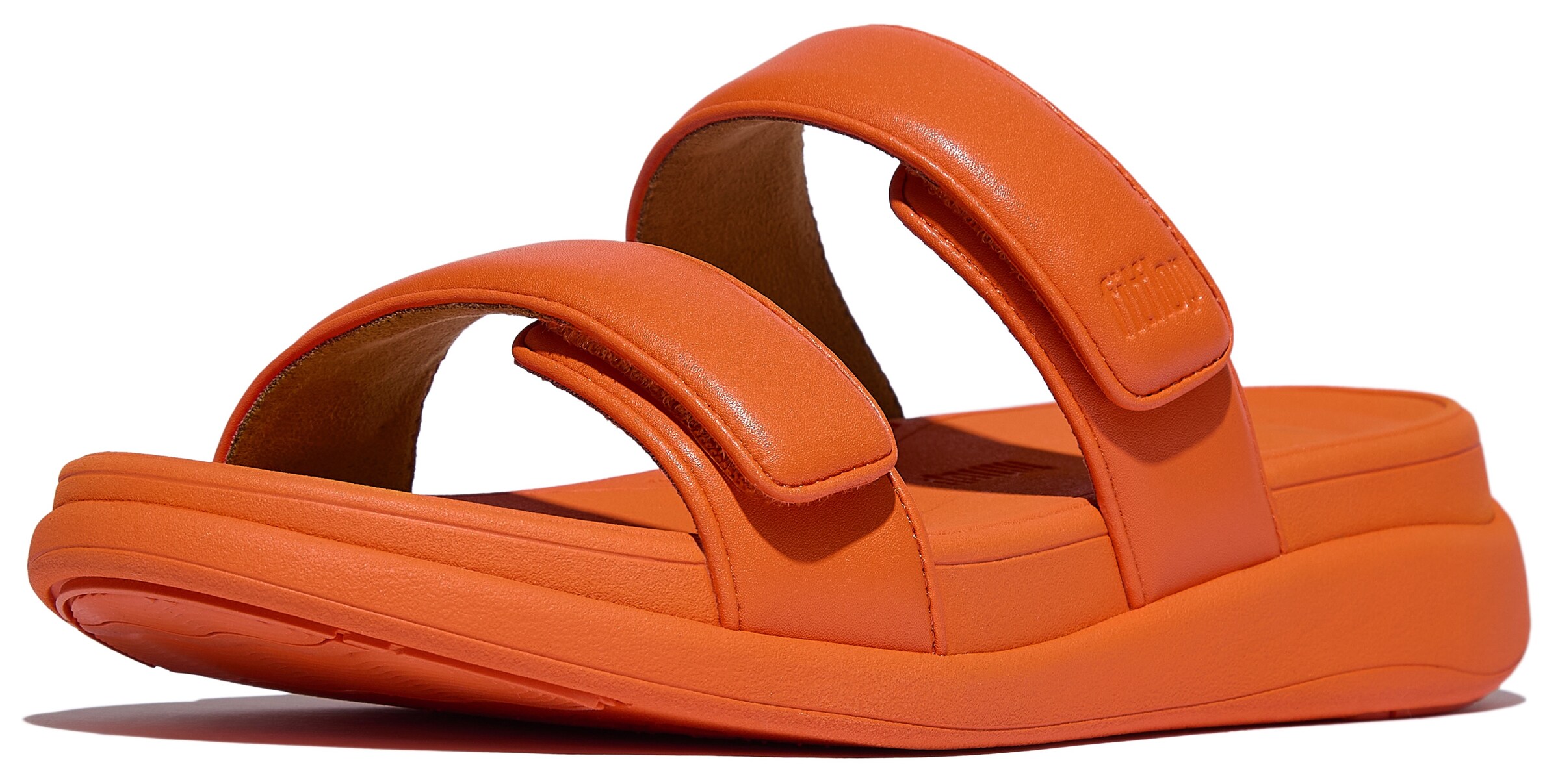 FitFlop Mules in Orange: front