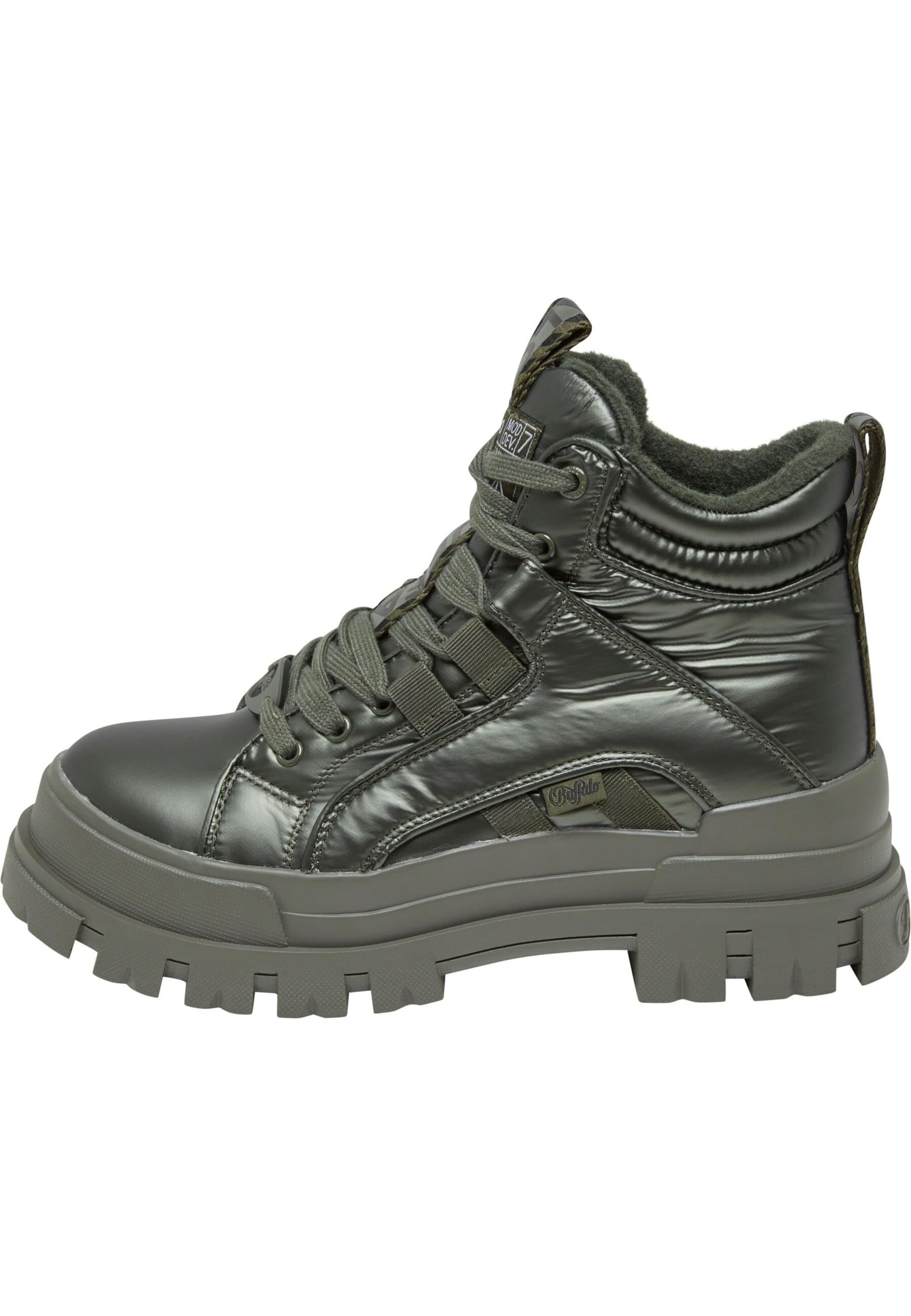 BUFFALO Stiefelette 'Aspha' in Grün: Vorderseite