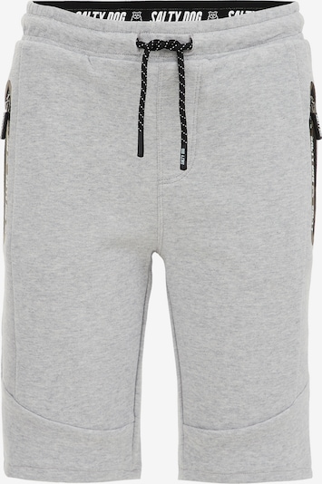 WE Fashion Pantalón en gris moteado / negro / blanco, Vista del producto