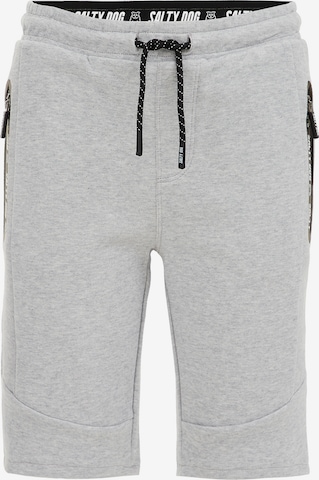 Coupe slim Pantalon WE Fashion en gris : devant
