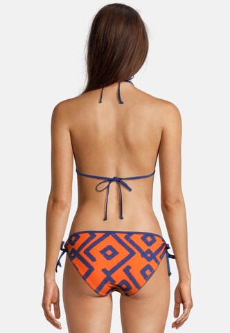 BECO the world of aquasports Triangle Bikini 'Inka Graphic' in Orange