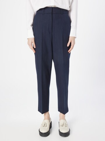 IVY OAK Regular Pleated Pants 'PHOEBE ANNA' in Blue: front