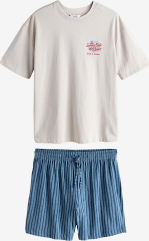 Pyjama court Next en bleu : devant