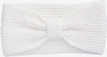 Six Headband in White: front