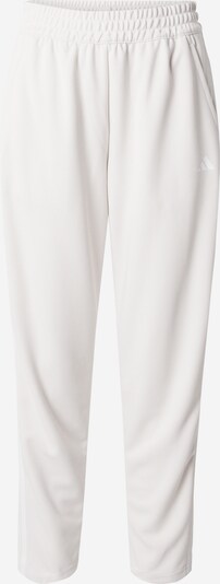 Pantaloni sport ADIDAS PERFORMANCE pe bej deschis / alb, Vizualizare produs