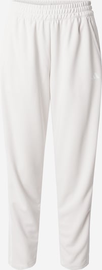 ADIDAS PERFORMANCE Pantalon de sport en beige clair / blanc, Vue avec produit