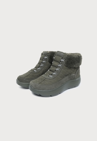 SKECHERS Botki sznurowane 'ON-THE-GO ENCORE - MAISIE' w kolorze zielony