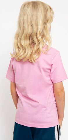 LOGOSHIRT T-Shirt 'Langstrumpf & Herr Nilsson' in Pink