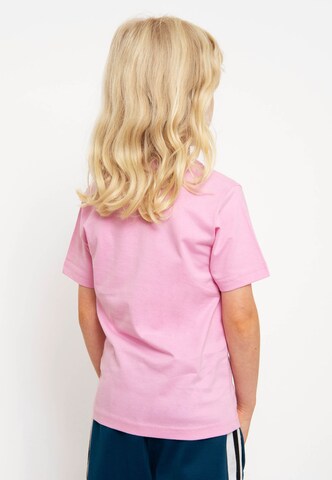 LOGOSHIRT Shirt 'Langstrumpf & Herr Nilsson' in Roze