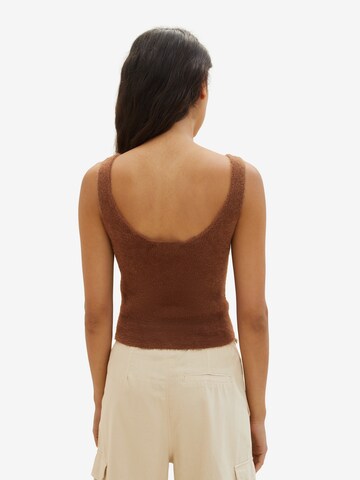 Tops en tricot TOM TAILOR DENIM en marron