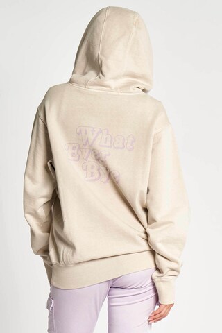 Zhrill Sweatshirt in Beige: front
