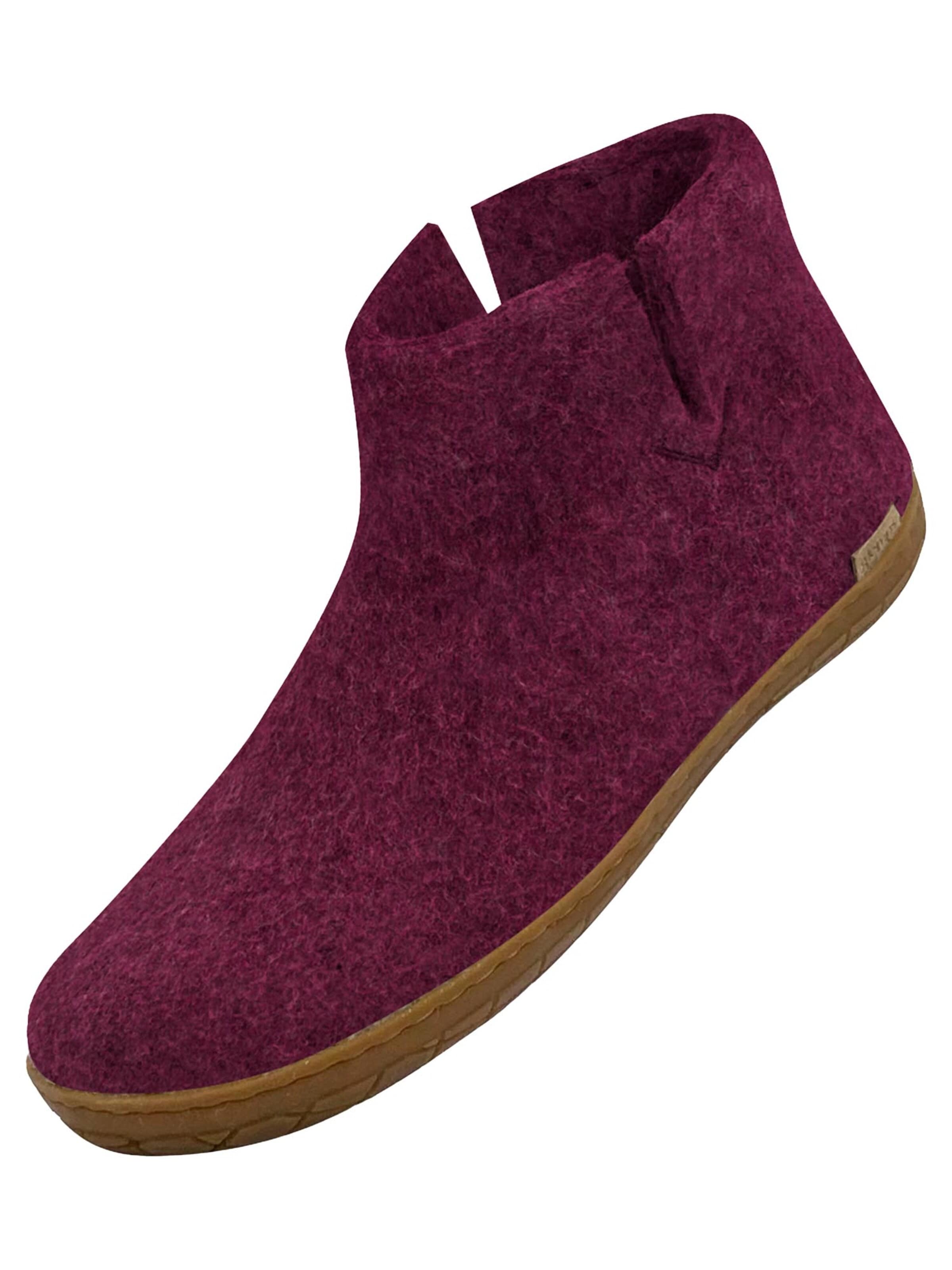 Glerups Mules 'Kautschuksohle' in Purple