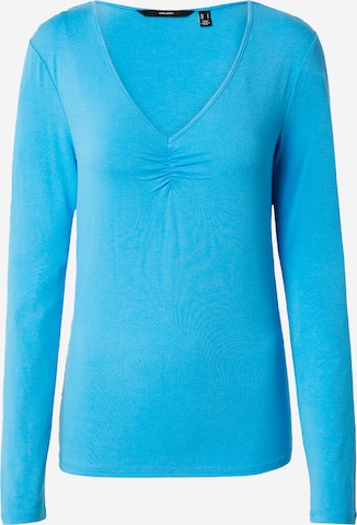 VERO MODA Shirt 'ALBERTE' in Blauw: voorkant