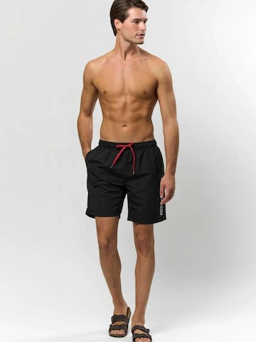U.S. POLO ASSN. Zwemshorts ' Casey ' in Zwart