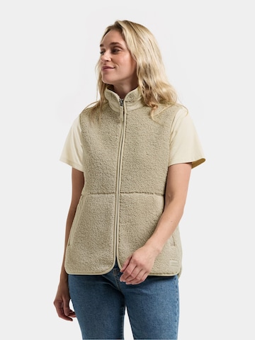 Gilet 'Siv' Didriksons en beige : devant