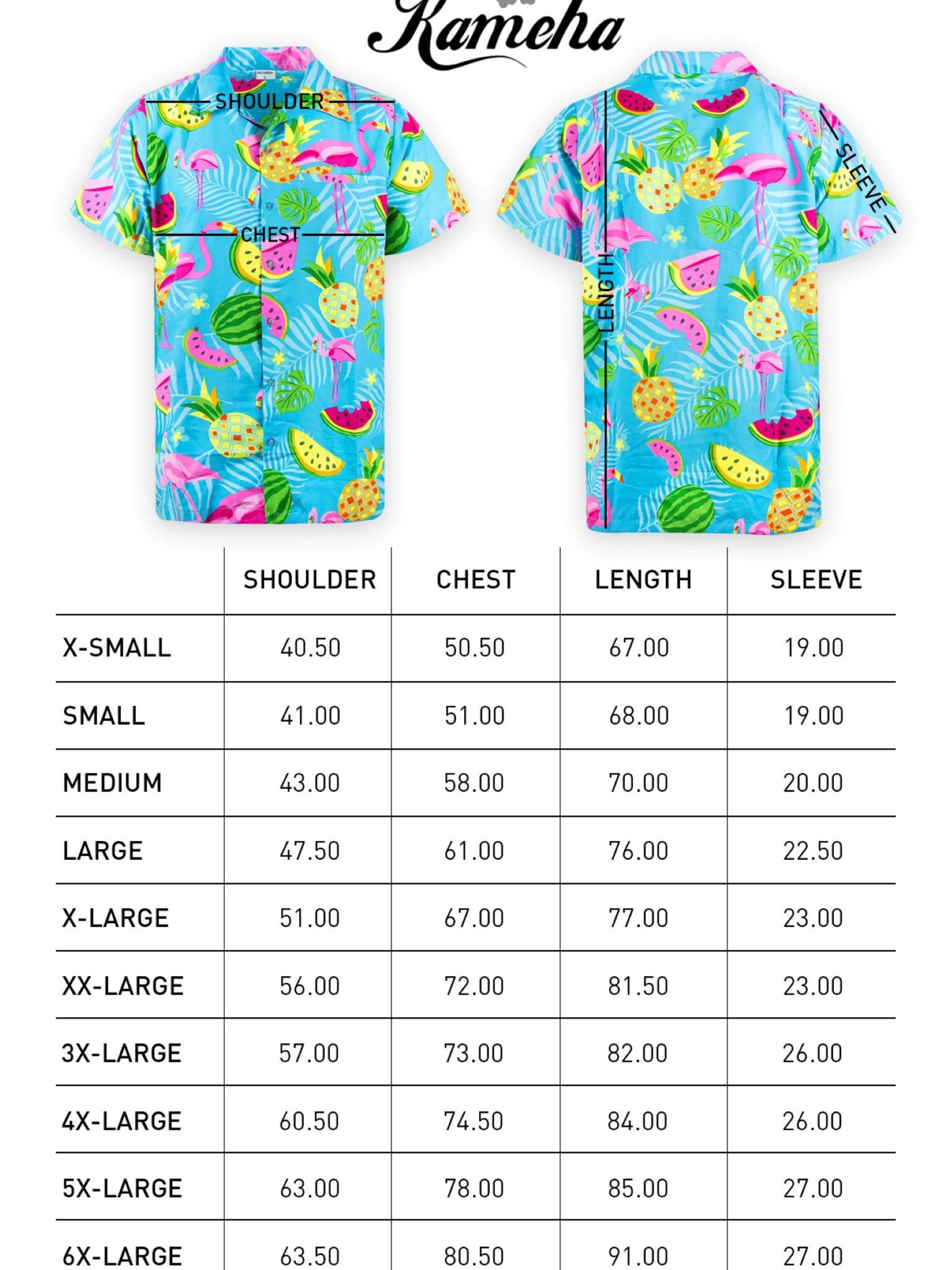 King Kameha Shirt 'Flamingo Melone'‌‌‌‌‌‌‌ in Blau