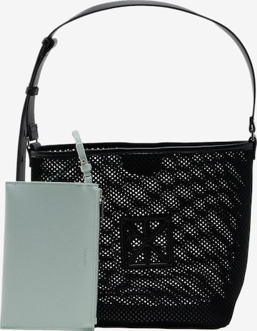 Calvin KleinVrećasta torba - crna boja: prednji dio