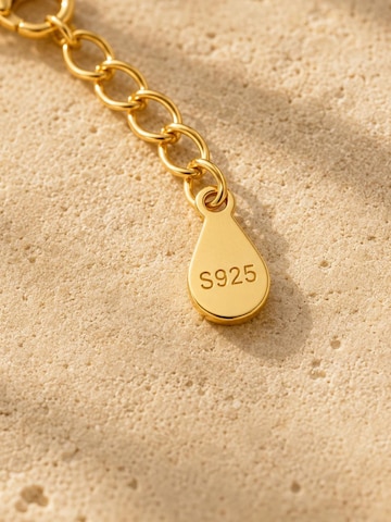 Alster Herz - Pulsera 'Bali Midnight Lotus' en oro