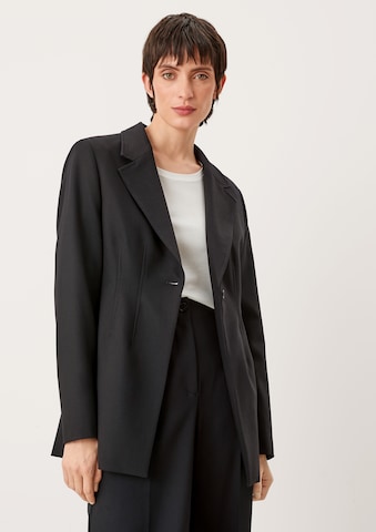 s.Oliver BLACK LABEL Blazers in Zwart: voorkant