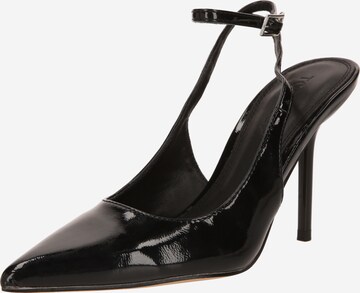 TOPSHOP - Zapatos destalonado 'Eliza' en negro: frente