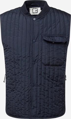 Casual Friday Vest 'OLAV' in Blue: front