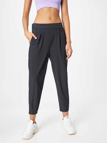 ESPRIT Tapered Sports trousers in Black: front