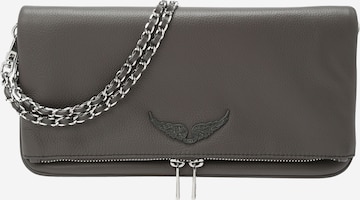 Zadig & Voltaire Clutch 'ROCK' in Grey: front