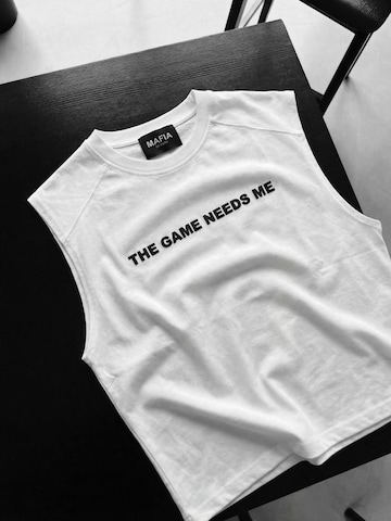 Kleidermafia - Camiseta 'Game' en blanco