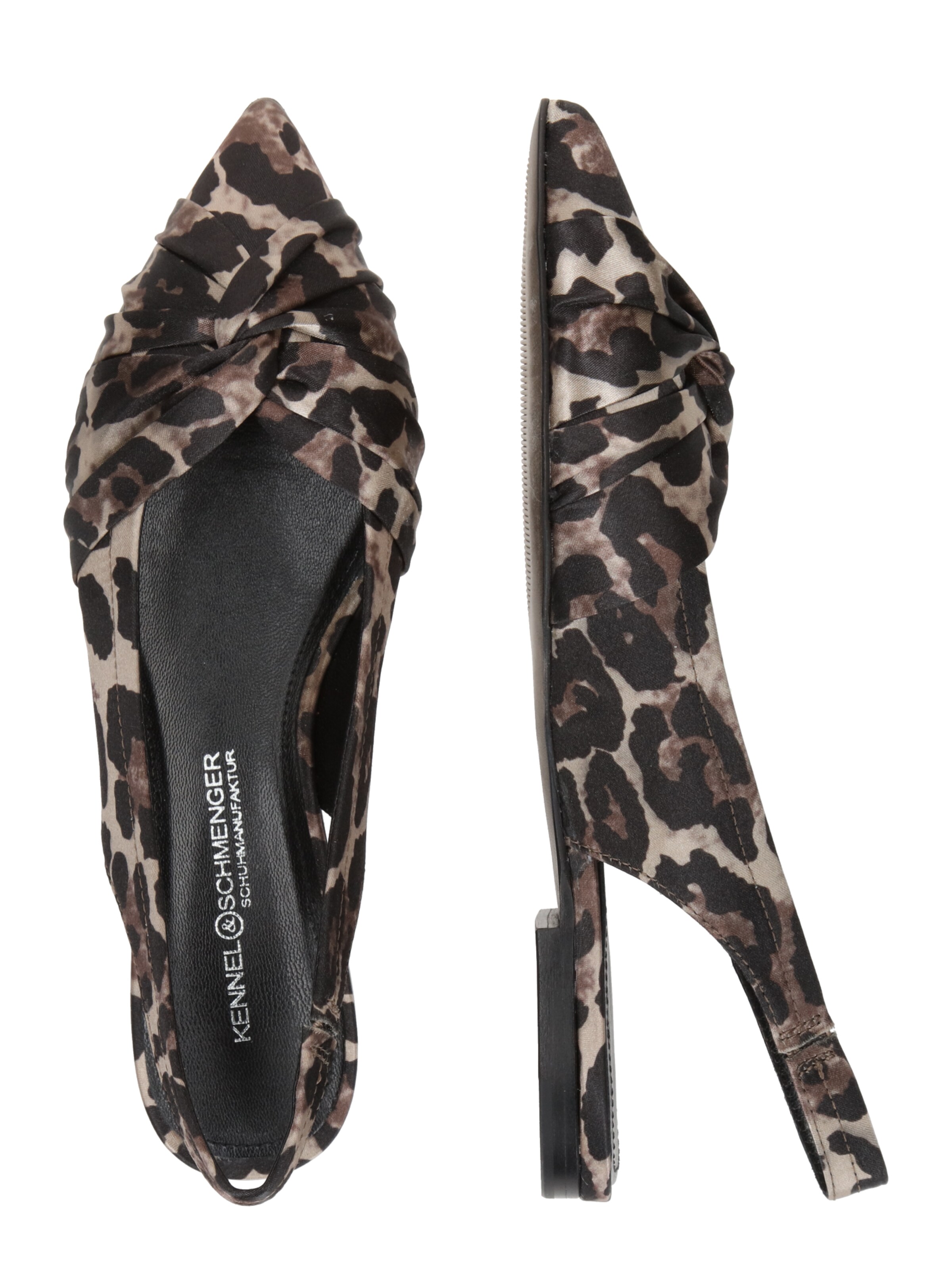 Kennel & Schmenger Nauhaballerina 'Greta' värissä ruskea