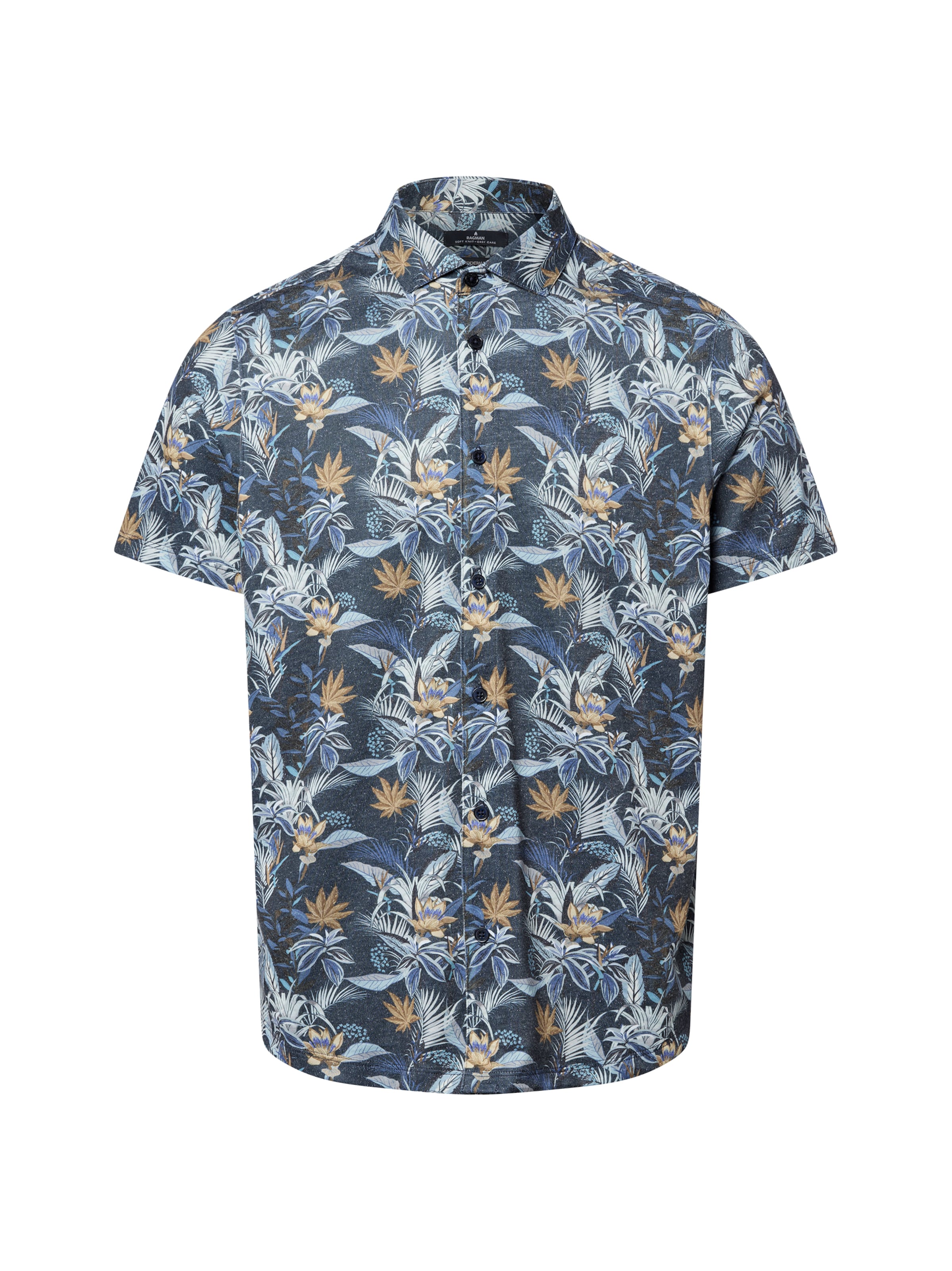 Coupe regular Chemise Ragman en bleu : devant