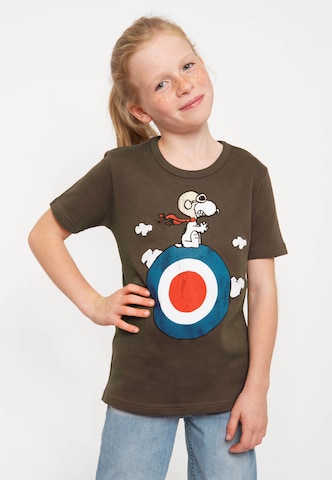 LOGOSHIRT Shirt in Groen: voorkant