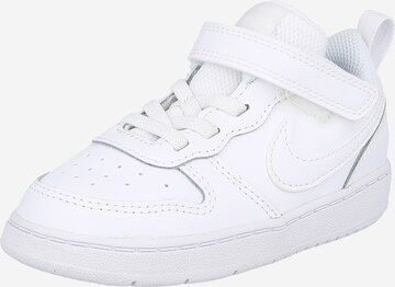 Sneaker 'Court Borough 2' di Nike Sportswear in bianco: frontale